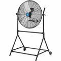 Cd Continental Dynamics 24in Mobile Industrial Stand Fan, 9,550 CFM, 1/4 HP, 120V 293116